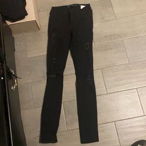 Hollister ripped jeans